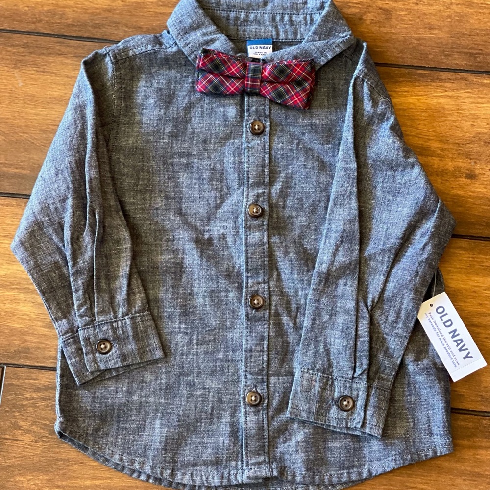 Boys OLD NAVY long sleeve collard shirt